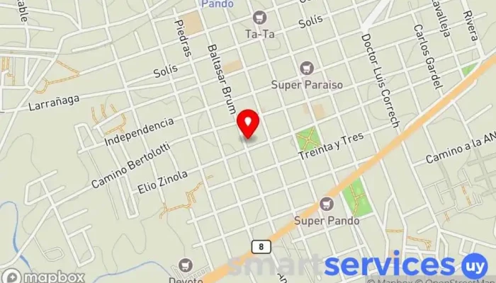 mapa de 360 Digital Studio | Diseñador Web - Redactor SEO - Social Media Diseñador de sitios web, Servicio de marketing por Internet en Pando