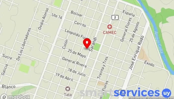 mapa de Agencia Central  en Rosario