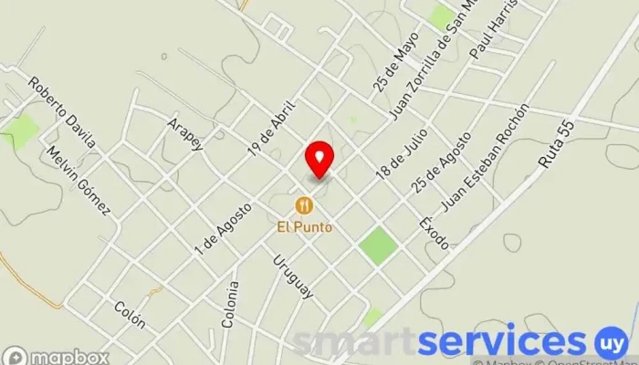 mapa de Agencia Chadre Sabelin  en Ombúes de Lavalle