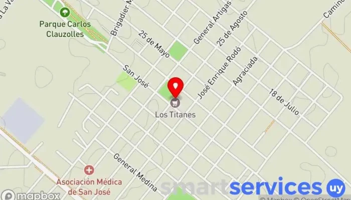 mapa de Agencia CITA Servicio de transporte en Libertad