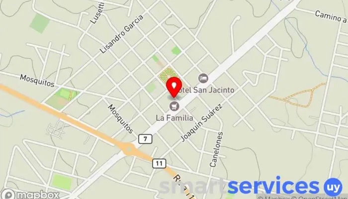 mapa de Agencia CITA Servicio de transporte en San Jacinto