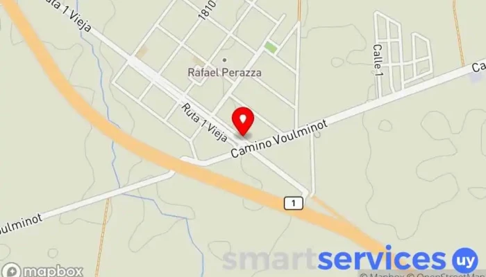 mapa de Agencia COT Rafael Perazza Agencia expendedora de billetes de autobús en Rafael Perazza