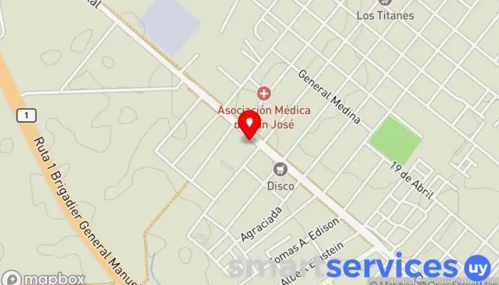 mapa de Agencia COTMI Oficinas de empresa en Libertad