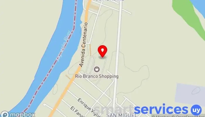 mapa de Agencia La Flota Servicio de transporte en Rio Branco