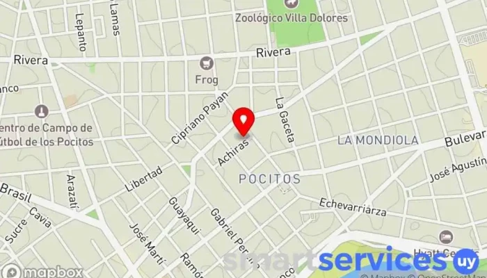 mapa de Agencia Pierri Agencia de talentos en Montevideo