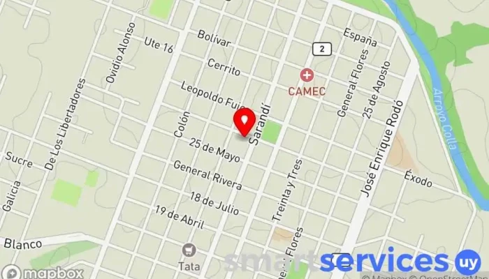 mapa de Agencia TAB Comercio en Rosario