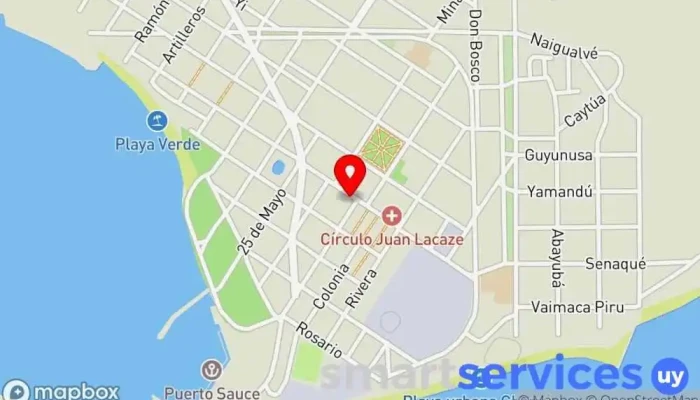 mapa de Ahorro Express Juan Lacaze Supermercado en Juan L. Lacaze