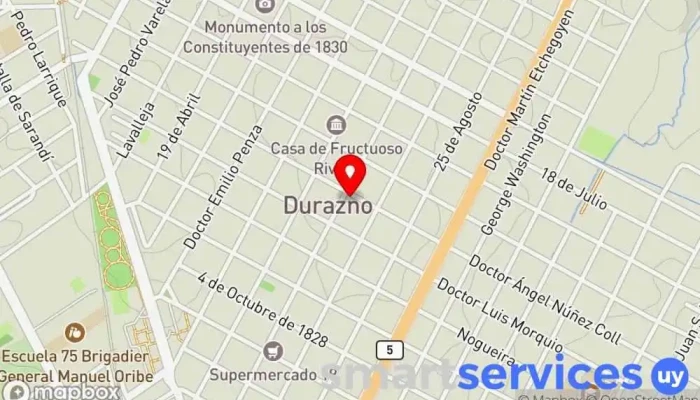 mapa de alentorn muebleria Tienda de muebles en Durazno