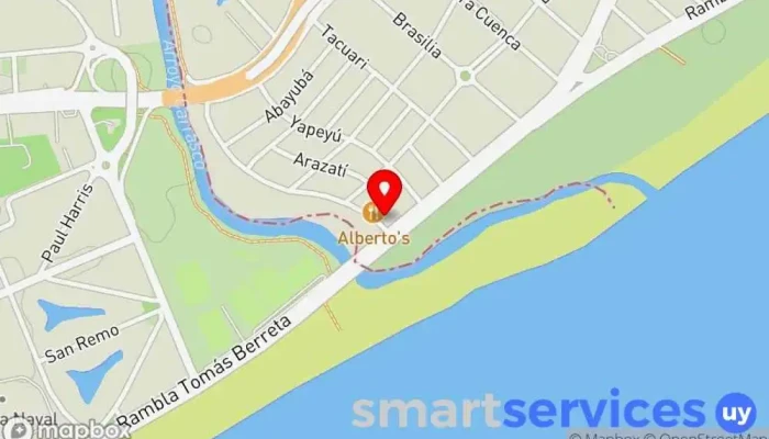 mapa de ANCAP Barra de Carrasco Gasolinera en Ciudad de la Costa