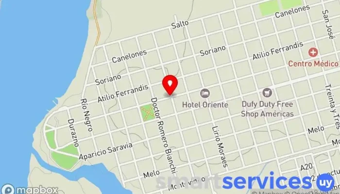 mapa de Antel Tienda de móviles, Proveedor de servicios de Internet, Centro comercial, Proveedor de servicios de telecomunicaciones, Compañía telefónica en Bella Unión