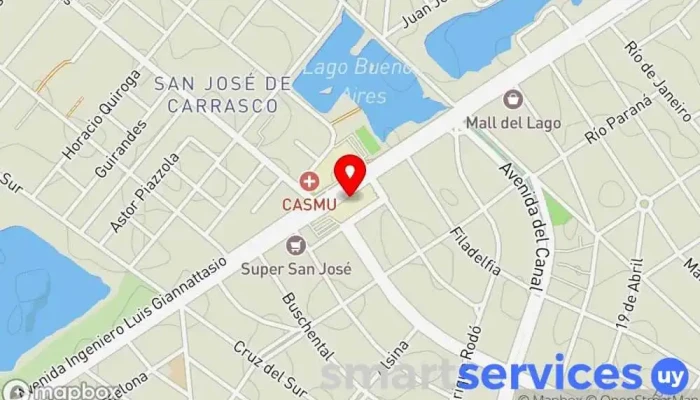 mapa de Antel Tienda de móviles, Proveedor de servicios de Internet, Centro comercial, Proveedor de servicios de telecomunicaciones, Compañía telefónica en Ciudad de la Costa