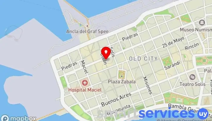 mapa de Auto Terminal Montevideo ATM Almacén en Montevideo