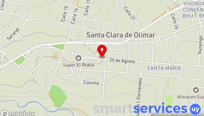 mapa de banco republica Banco en Santa Clara De Olimar