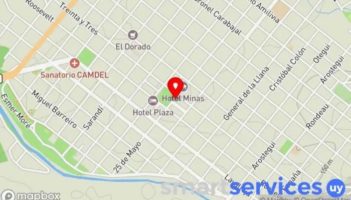 mapa de Banco República Banco en Minas