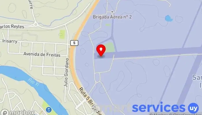 mapa de Base aérea Complejo de apartamentos en Santa Bernardina