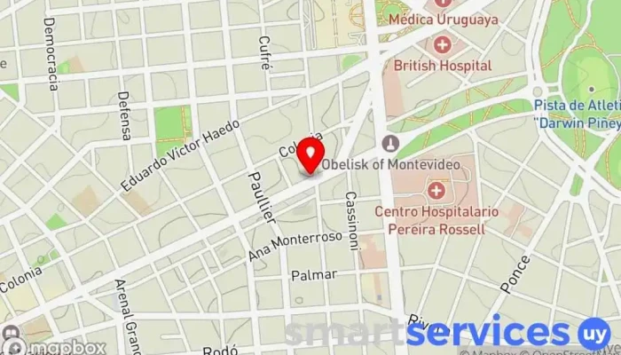 mapa de belhouse Servicio de conserjería en Montevideo
