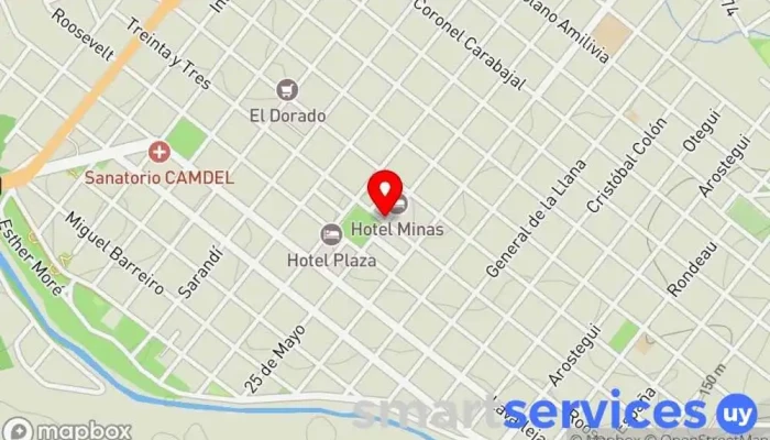 mapa de BG Administración Y Ventas Agencia inmobiliaria en Minas