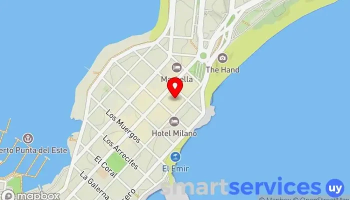 mapa de Bike Tours Uruguay- Bookings on Web/ Reservas por Web Agencia de viajes en Punta del Este