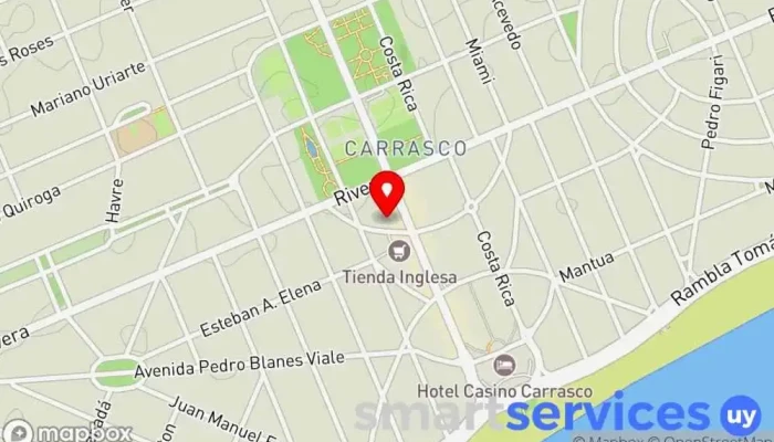 mapa de BN TOURS - TRAVEL AGENCY Agencia de viajes en Montevideo