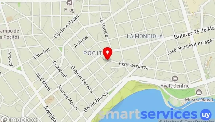 mapa de Brotzeit - Tu Panadería Alemana Panadería en Montevideo