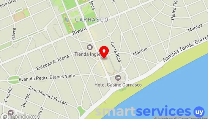 mapa de Buemes Viajes Agencia de viajes en Montevideo