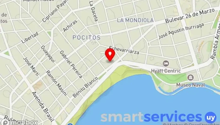 mapa de Buemes Viajes Agencia de viajes en Montevideo