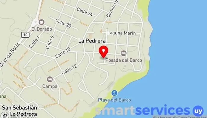 mapa de Buenavista Agencia de alquiler de alojamientos para vacaciones en La Pedrera