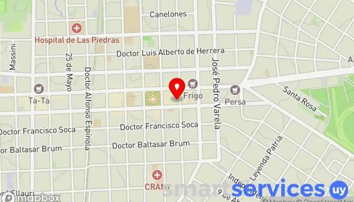 mapa de Carambula Administraciones S.R.L Consultor inmobiliario en Las Piedras