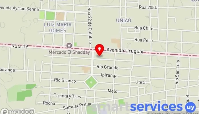 mapa de Cara´s pro Agencia de publicidad en Chuy