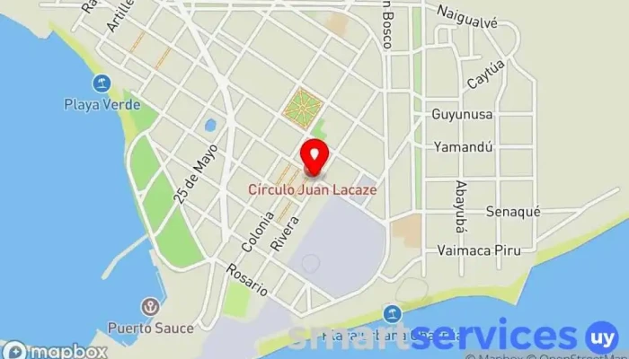 mapa de Casssefnp Empresa de trabajo temporal en Juan L. Lacaze
