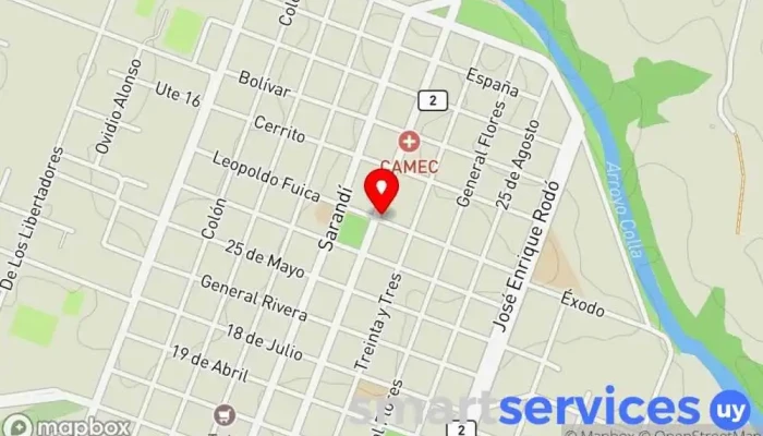 mapa de Centro de información turística Centro de información turística en Rosario