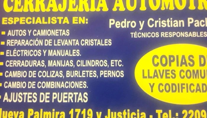 Cerrajeria Automotriz Pedro Pacheco Comentario 11 - Montevideo