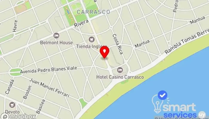 mapa de Cerrajería Freitas Cerrajero en Montevideo