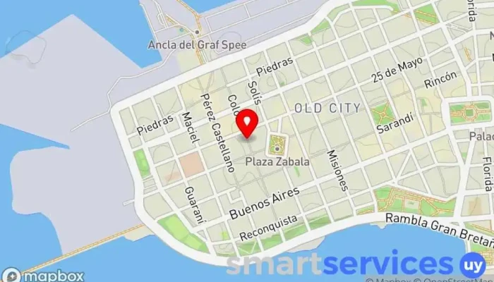 mapa de Cerrajería - Herrería Trinidad Tienda de artículos para el hogar en Montevideo