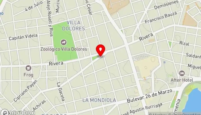 mapa de Cerrajería Leo Villa Dolores Cerrajero en Montevideo