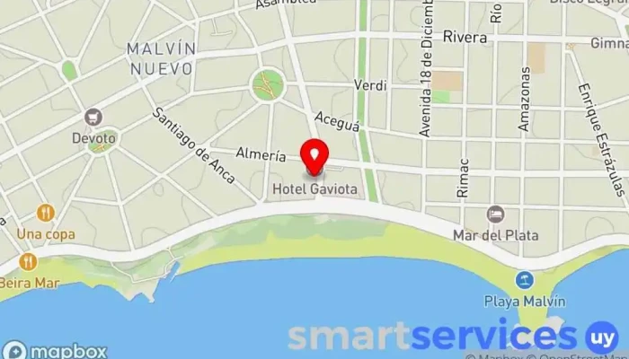 mapa de Cerrajería Mis nietos  en Montevideo