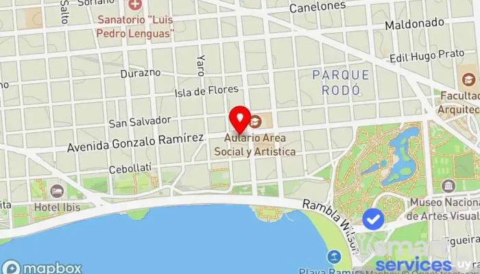 mapa de Cerrajería Palermo Cerrajero en Montevideo