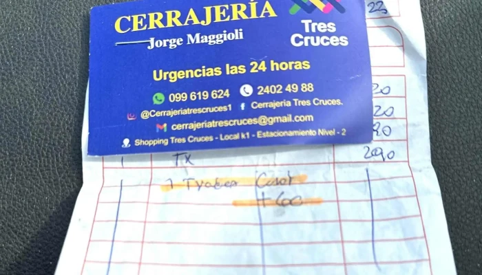 Cerrajeria Tres Cruces -  Comentario 5 - Montevideo