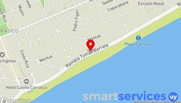 mapa de Cerrajero 24 horas en Carrasco  en Montevideo