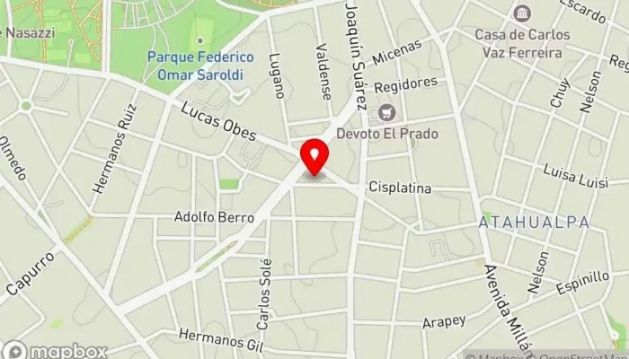 mapa de Cerrajero 24 Horas  en Montevideo