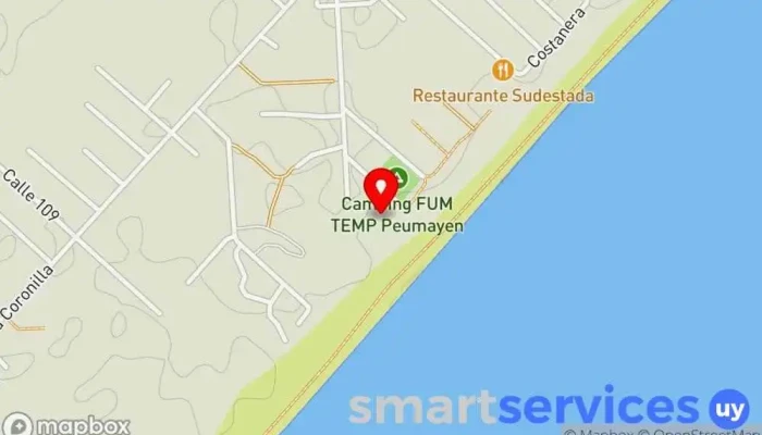 mapa de Chuymar Cabañas Uruguay Agencia de alquiler de alojamientos para vacaciones, Alojamiento en Puimayen