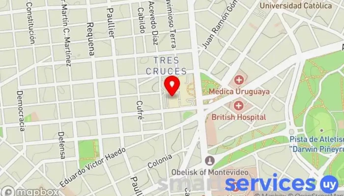 mapa de CITA Agencia de viajes en Montevideo