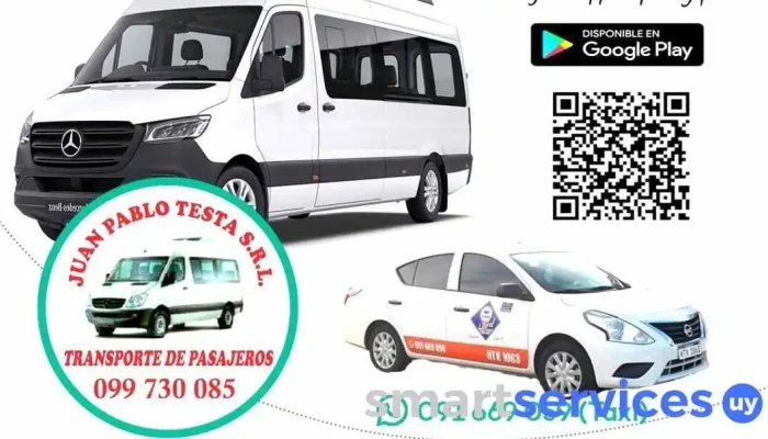 Combis Micros Taxis Fletes Mensajeria Juan Pablo Testa Srl Servicio De Transporte - Salto