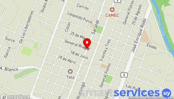 mapa de Compañia Colonia  en Rosario