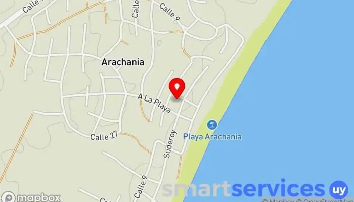 mapa de Complejo Sanmygondi Agencia de alquiler de alojamientos para vacaciones en Arachania