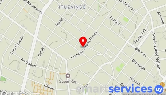 mapa de Cyber Cine en Montevideo