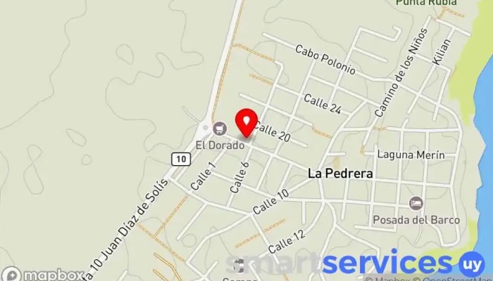 mapa de CYNSA Agencia de viajes en La Pedrera