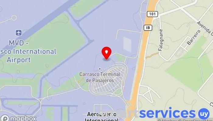 mapa de Daniel Reyes Agencia de viajes en Ciudad de la Costa