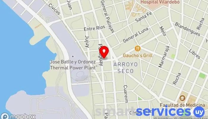 mapa de Deceleste Empresa de trabajo temporal en Montevideo