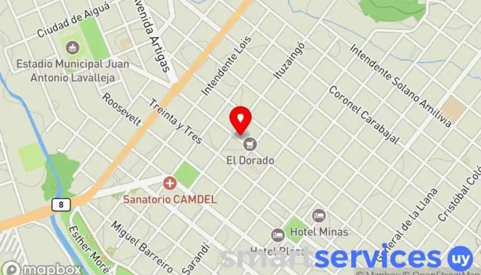 mapa de DEVOTO SEGUROS Compañía de seguros en Minas
